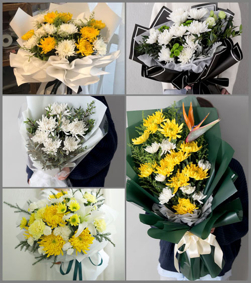 四川内江市中区城南街道白事花束代送